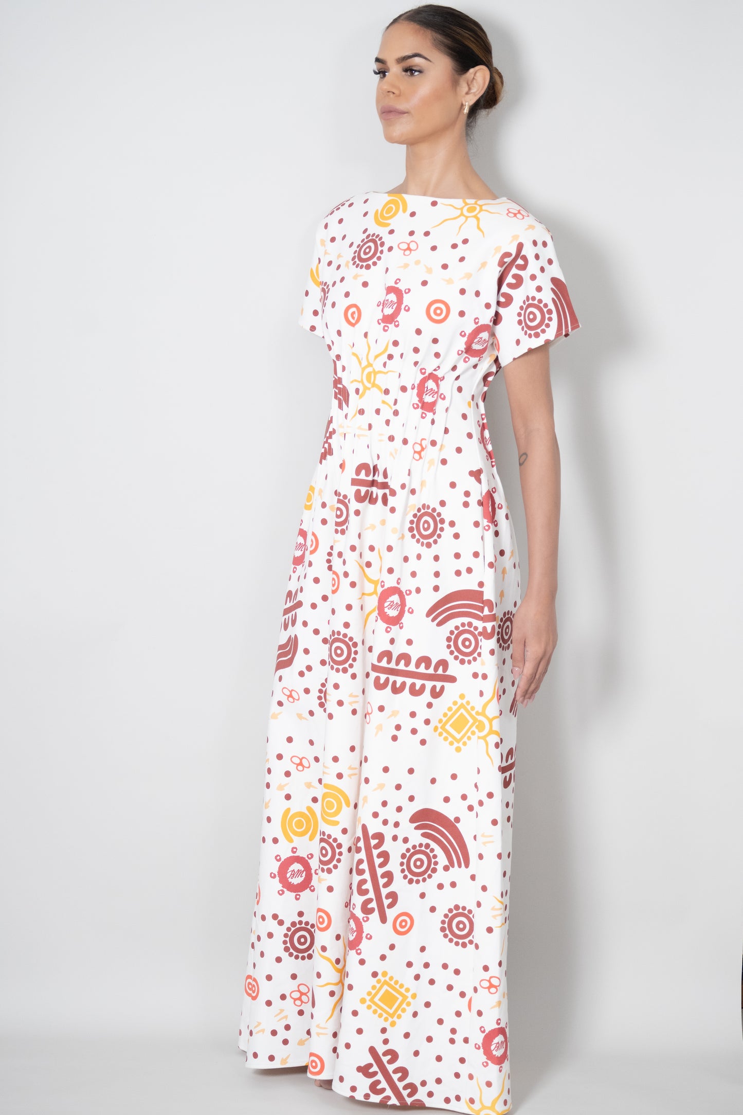 Songlines White Long Dress