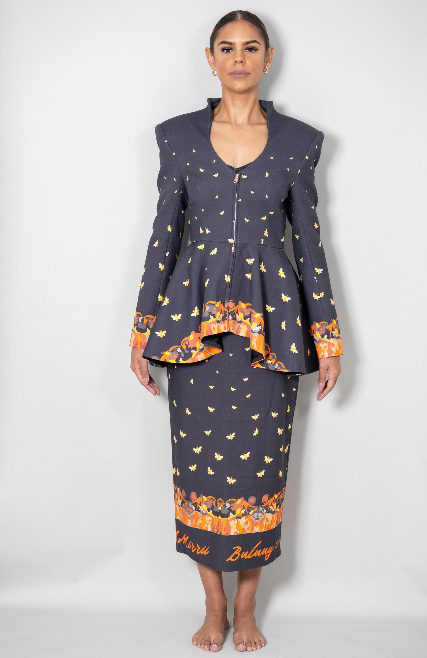 HoneyBee Midi Skirt