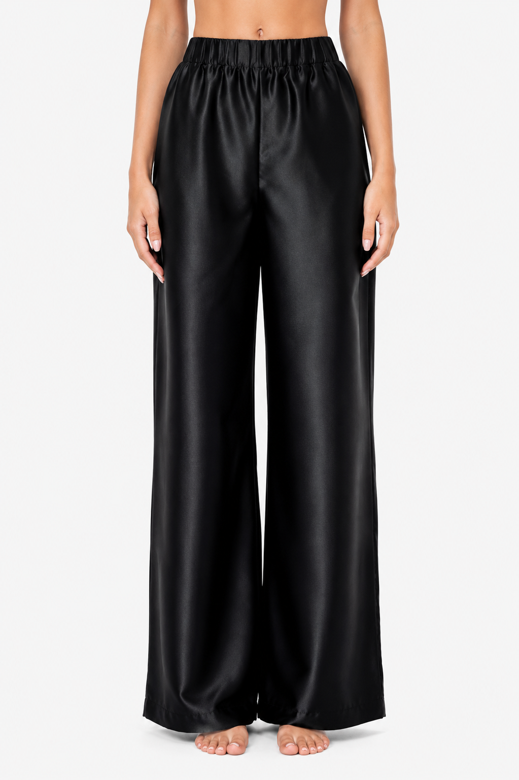 Buluuy Long Silk Pants