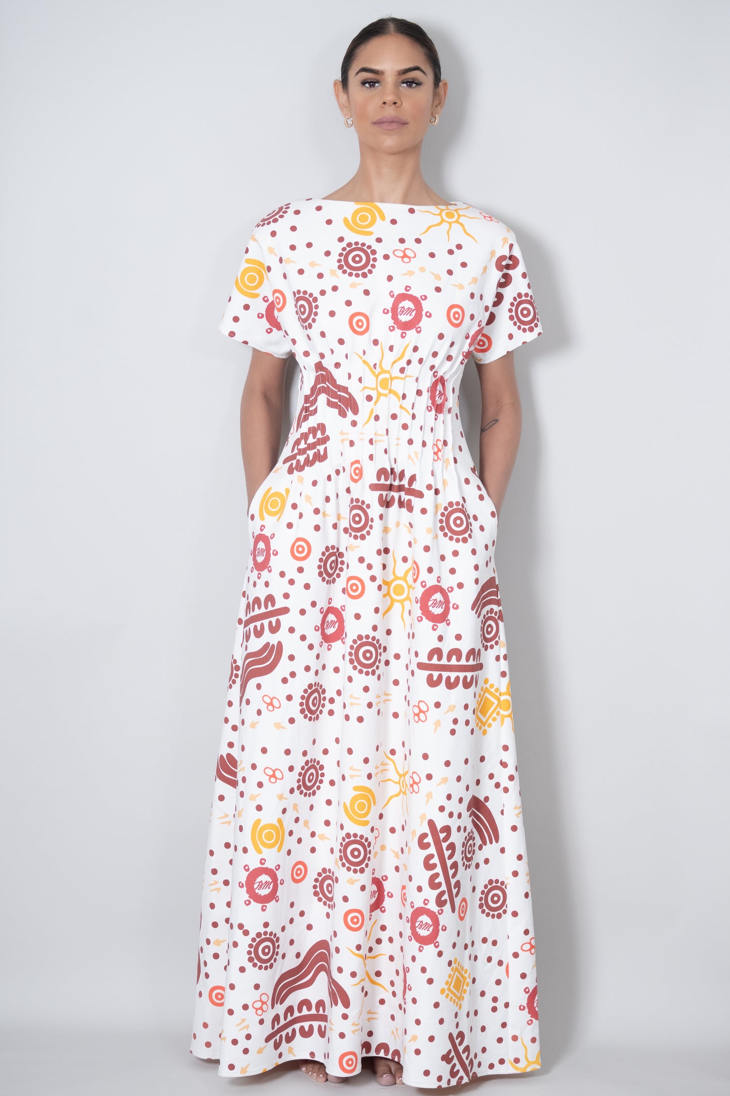 Songlines White Long Dress