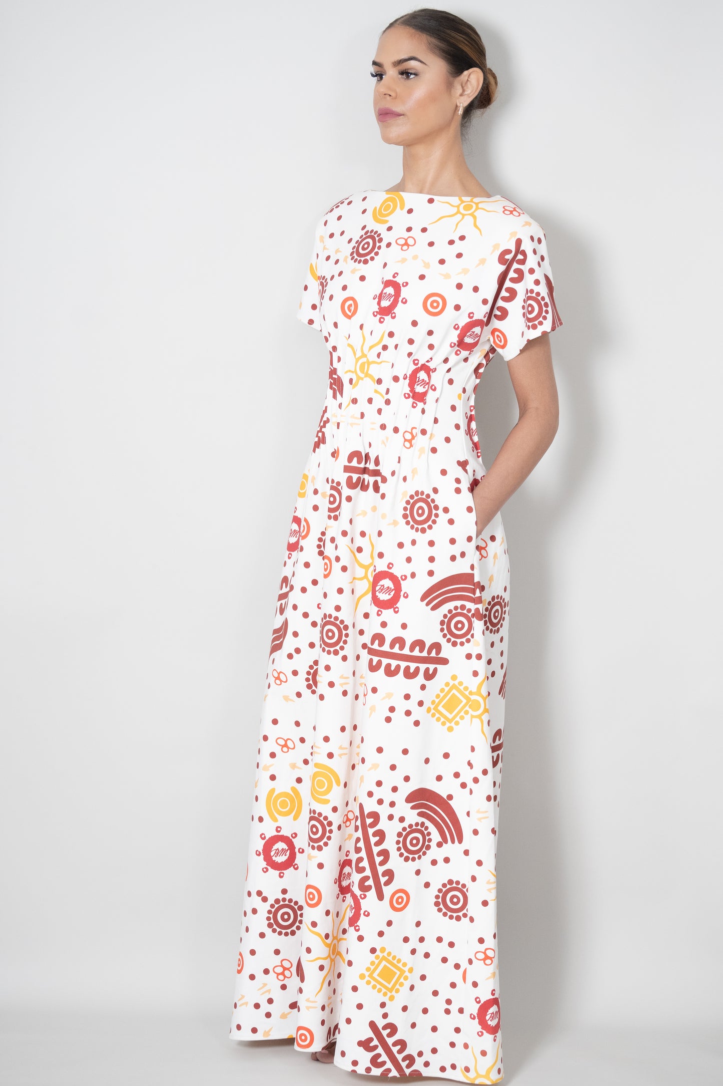 Songlines White Long Dress