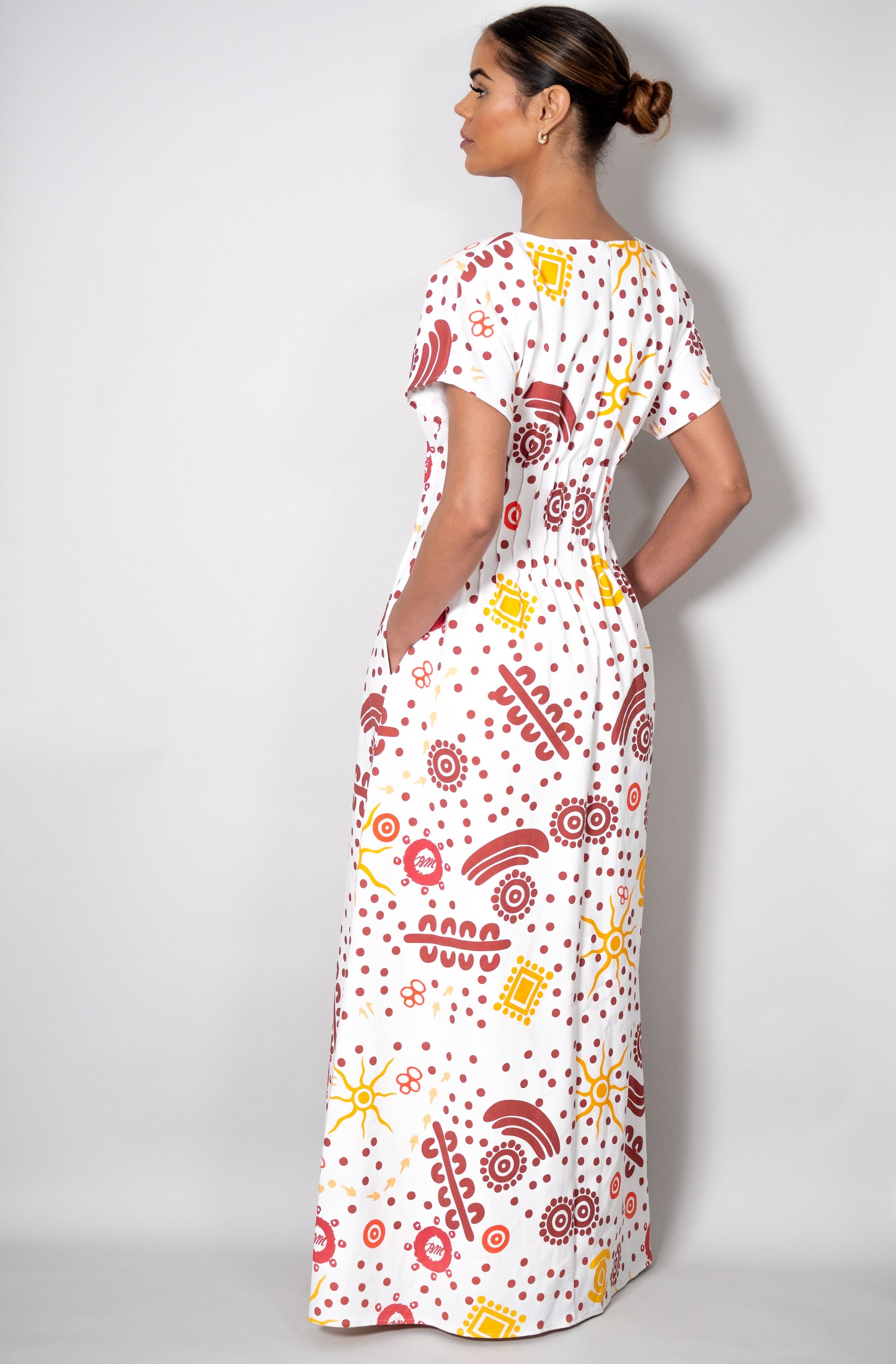 Songlines White Long Dress
