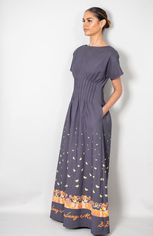 Honey Bee Dress – Navy