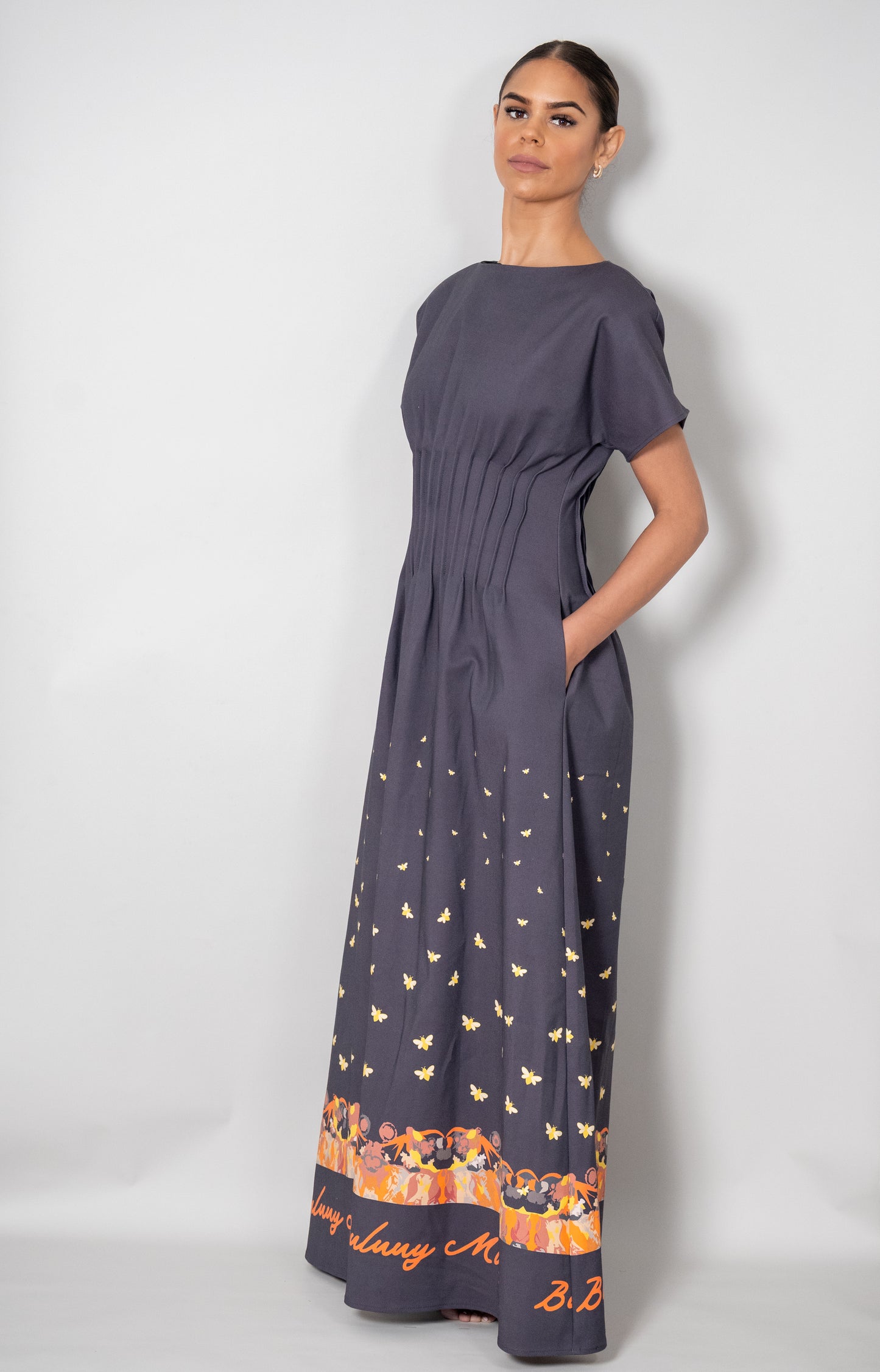 Honey Bee Dress – Navy
