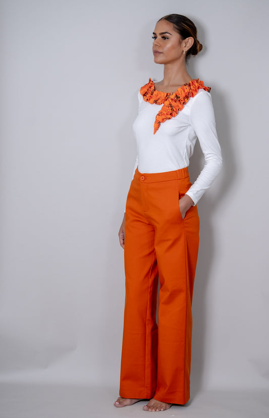 Bambul Pants & White Top