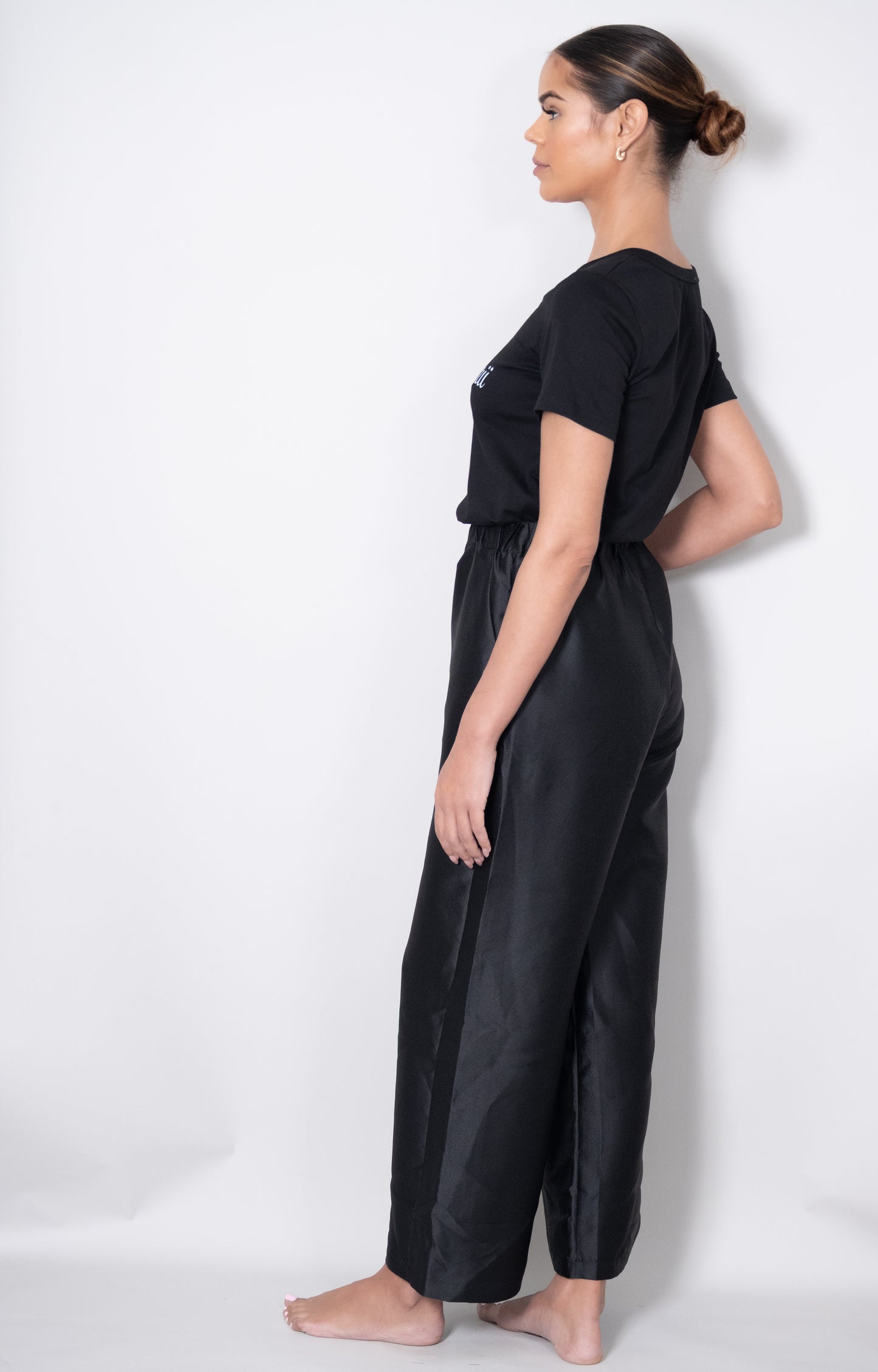 Buluuy Long Silk Pants