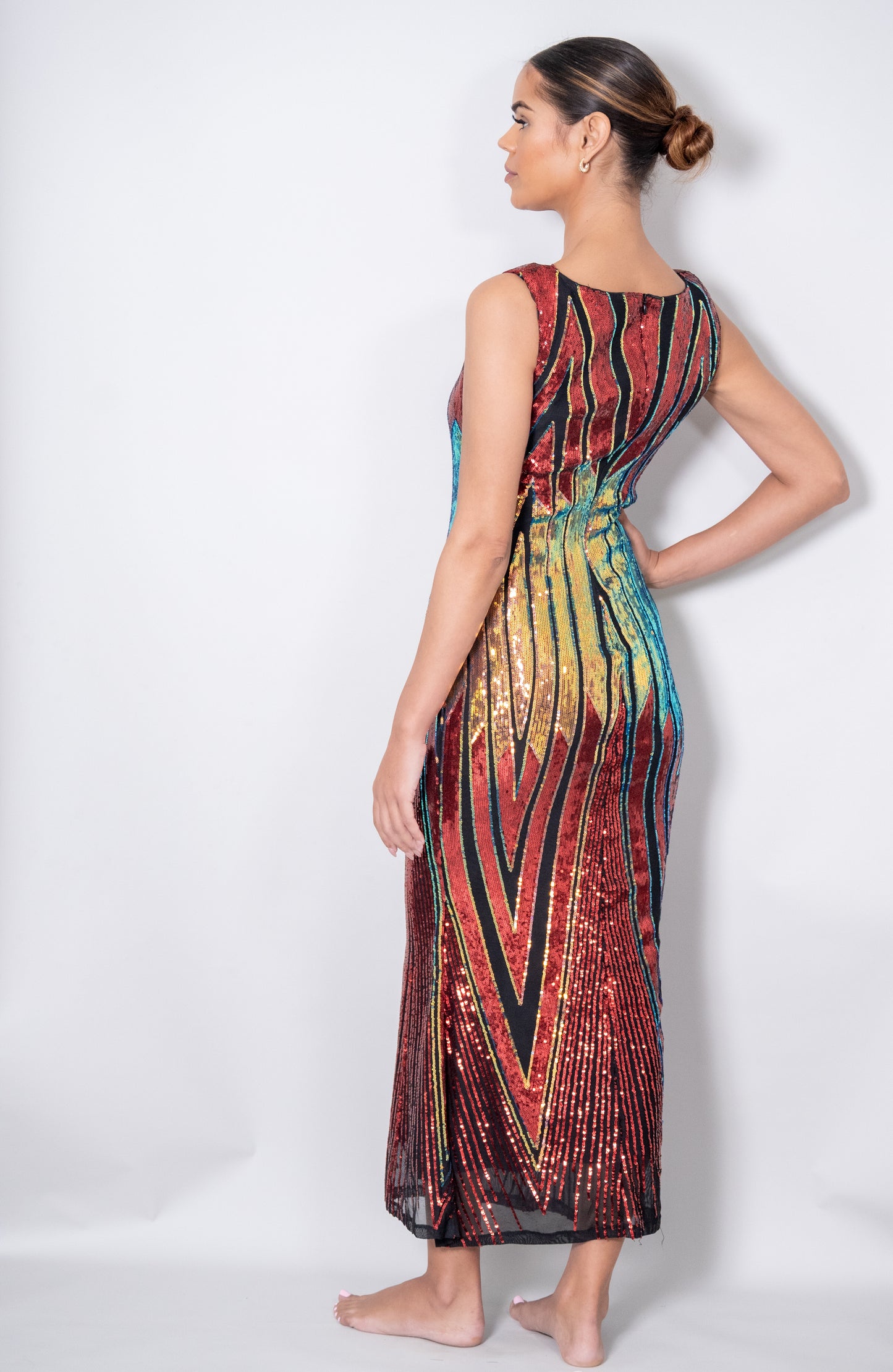 Yuluwirri (Rainbow) Cocktail Dress