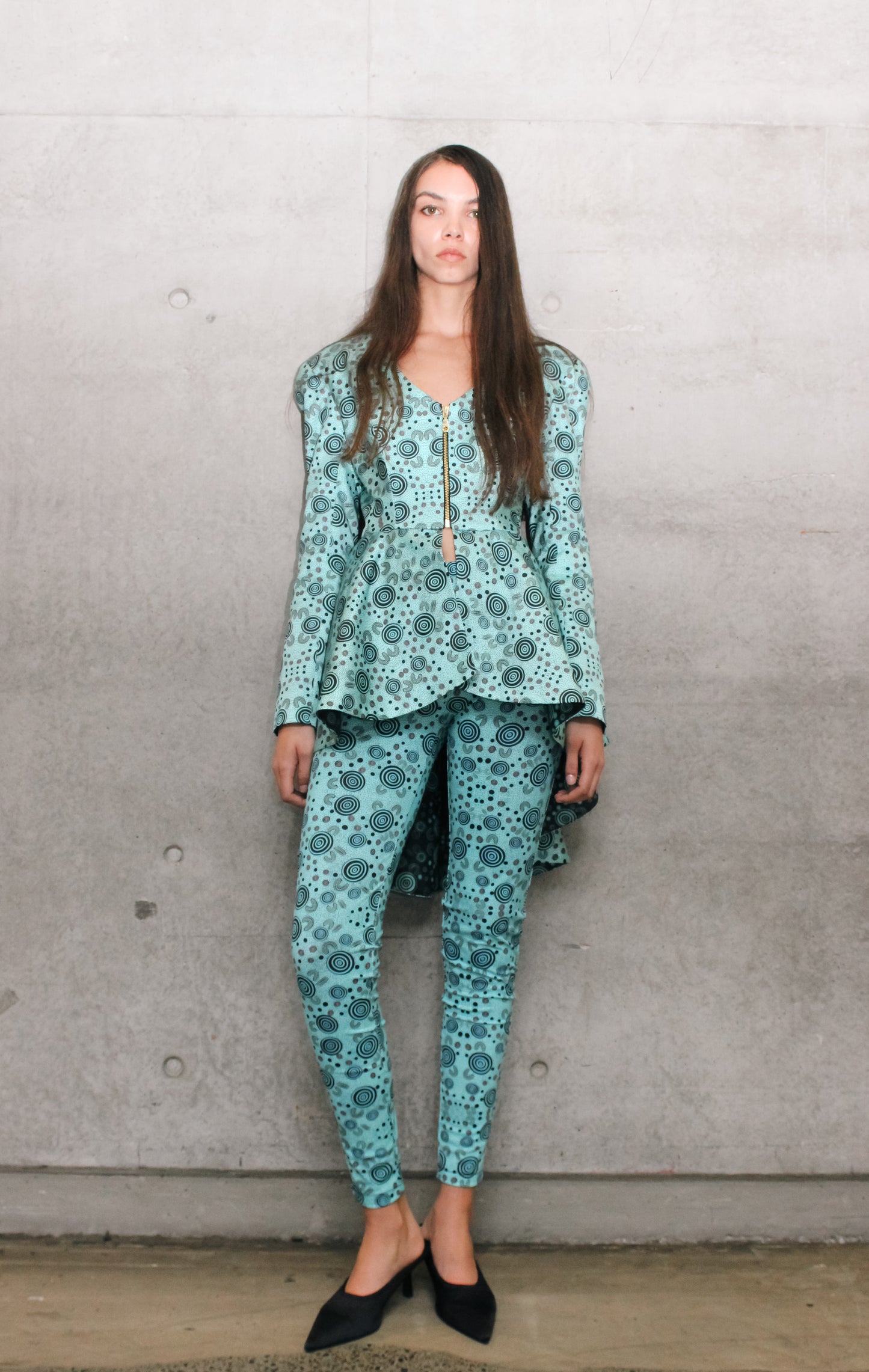 Buligaa - Silk Duchess Jacket  Sustainable Italian Recycled Nylon Pant