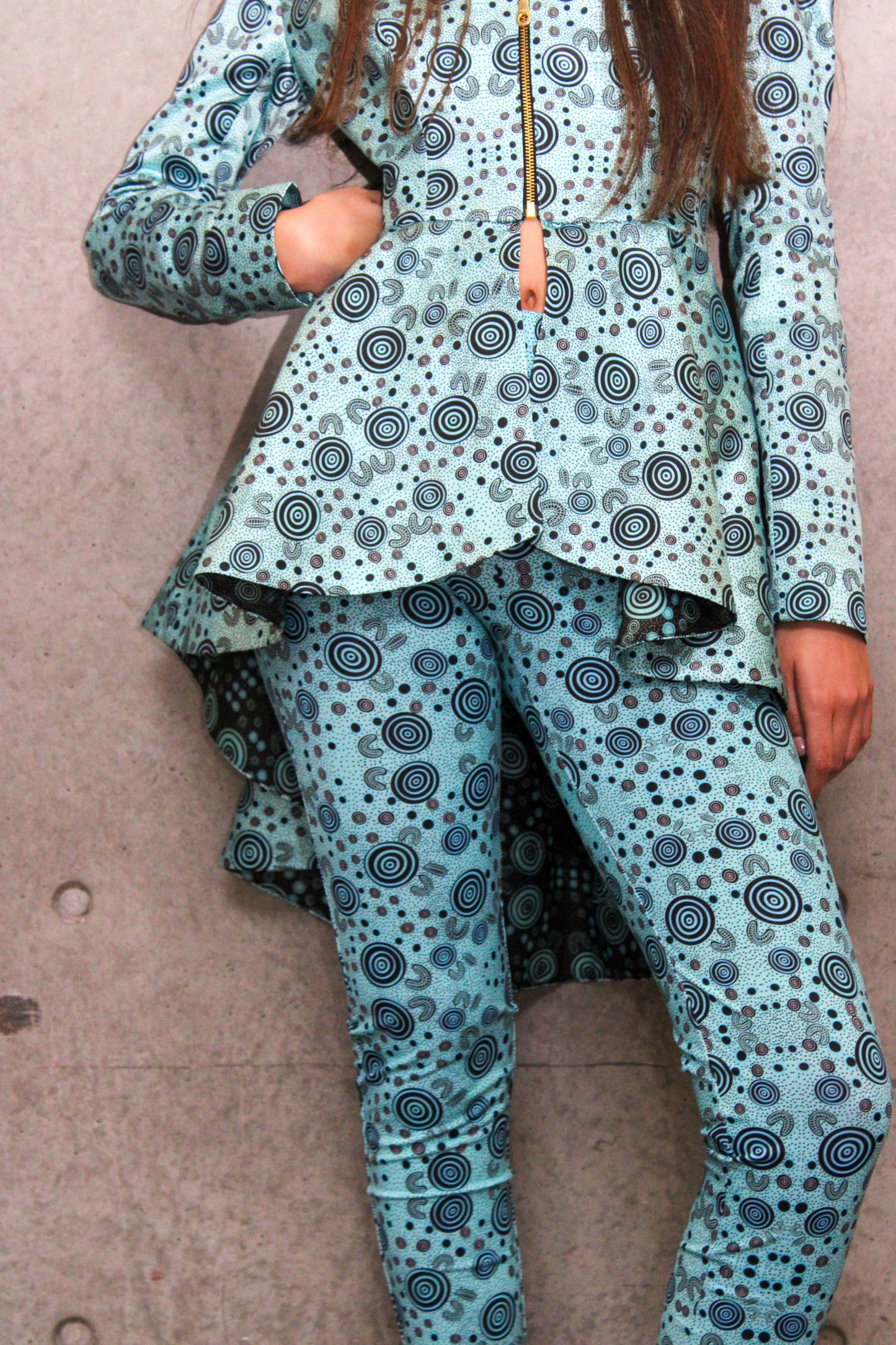 Buligaa - Silk Duchess Jacket  Sustainable Italian Recycled Nylon Pant