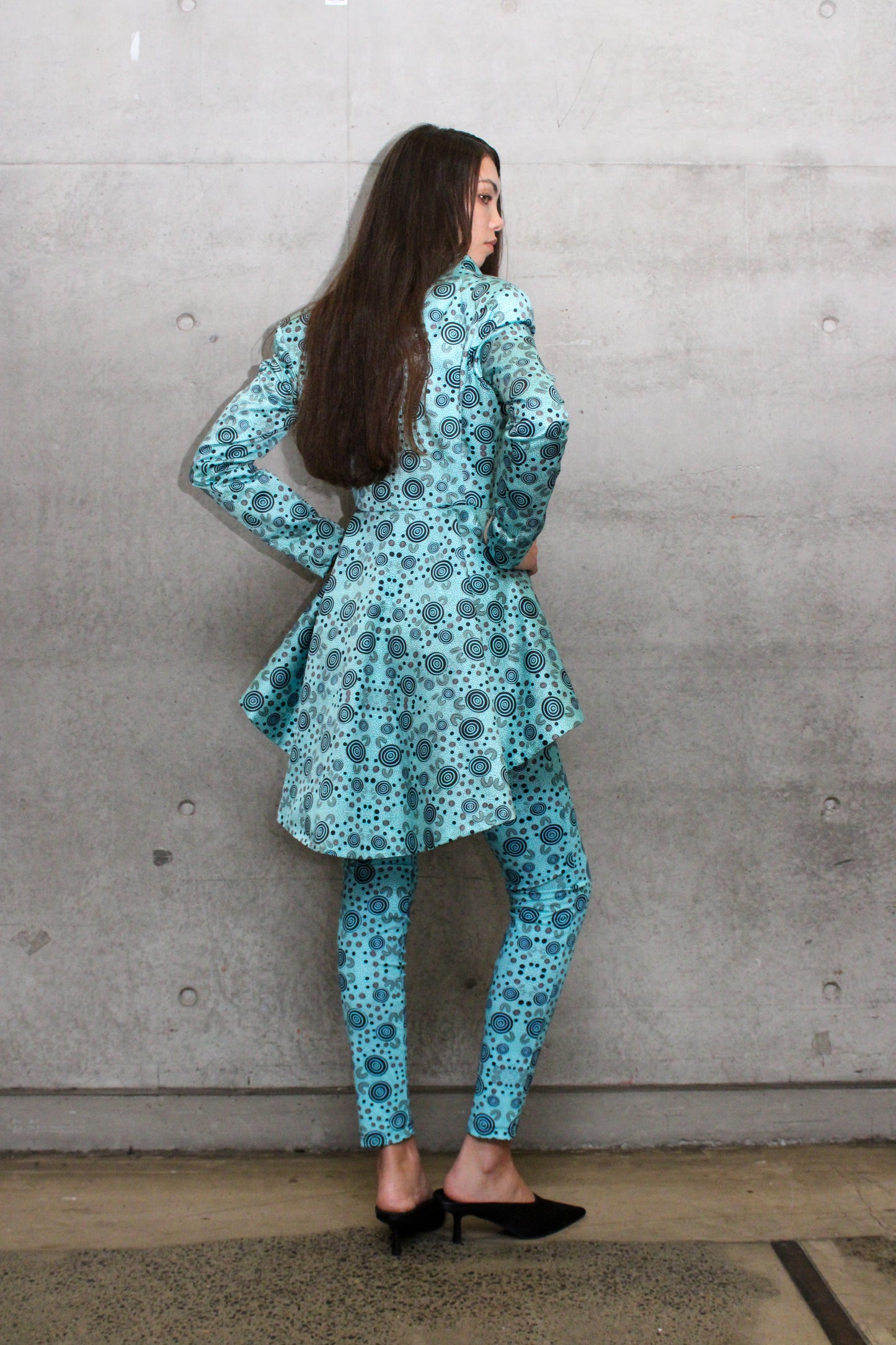 Buligaa - Silk Duchess Jacket  Sustainable Italian Recycled Nylon Pant