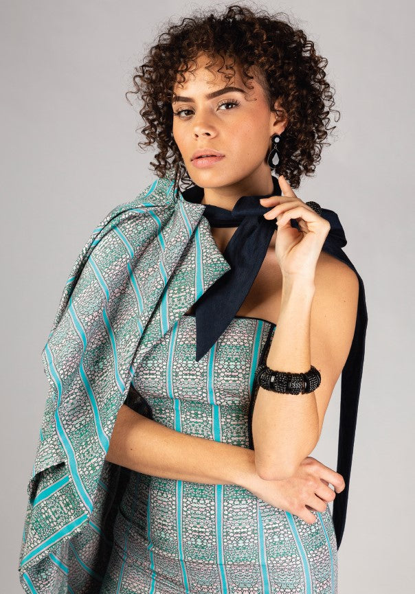 Yinnarr Thiinaa(Woman Honeycomb) Dress with cape